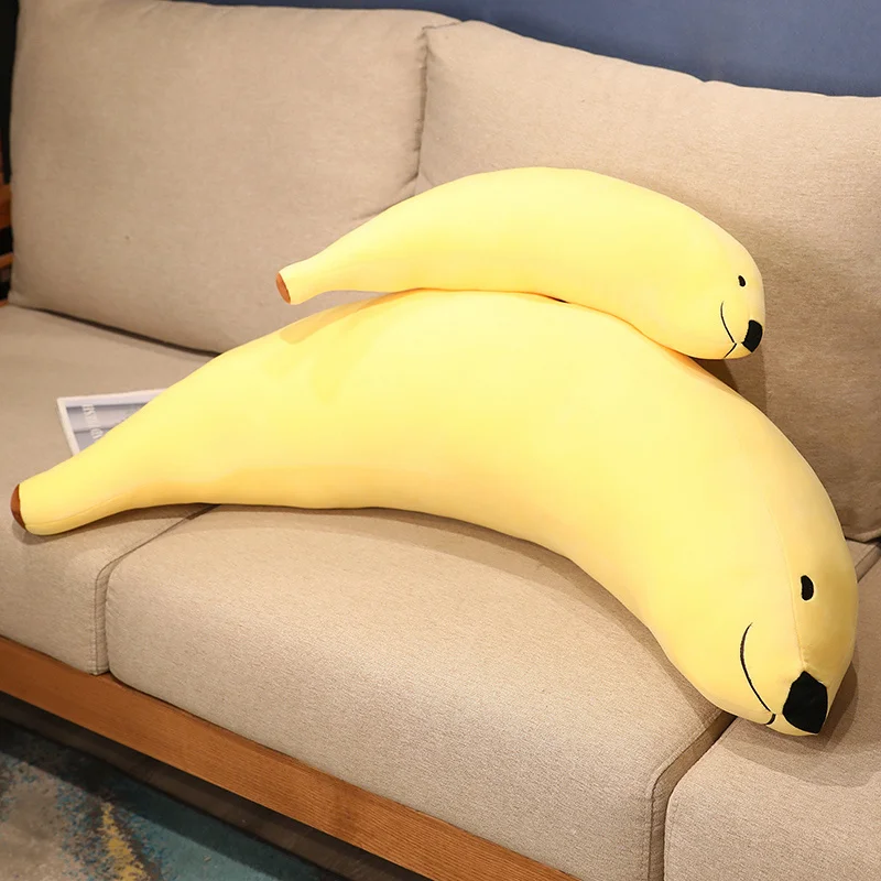 

Cartoon Soft Banana Dog Plush Stuffed Toy Doll Pillow Home Bed Sofa Decoration Cushion Cute Baby Child Girlfriend Birthday Gift