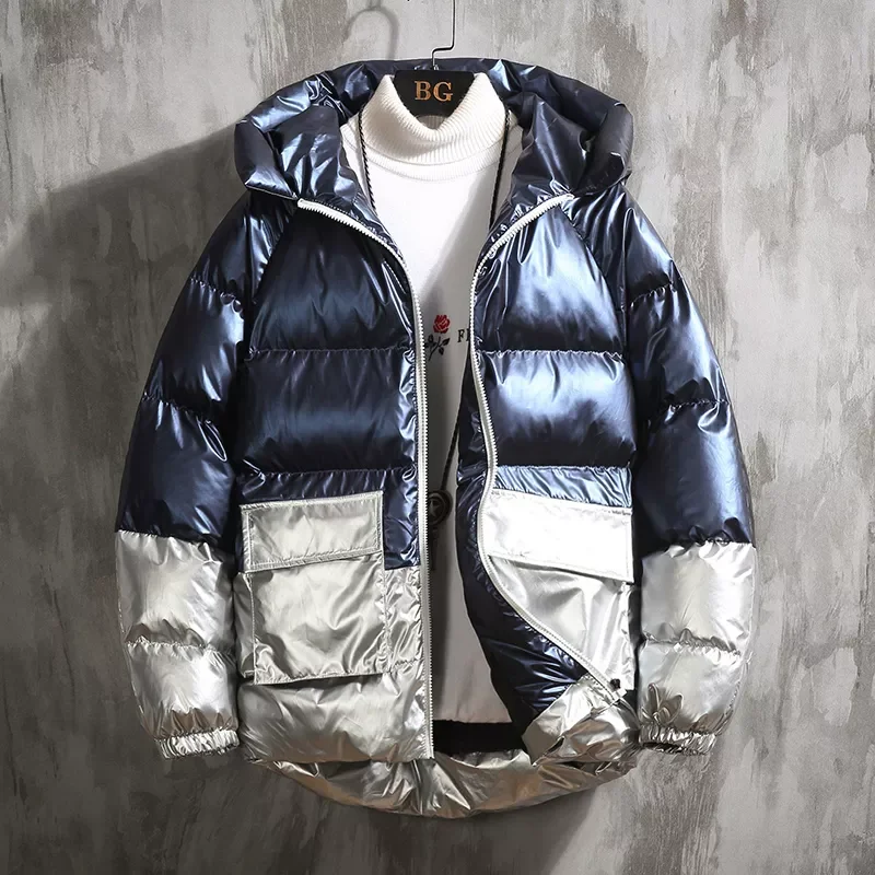 Casual Warm Hooded Coats Mens Fashion Outwear Windbreaker Thicken Parkas Casaco Masculino Men Clothing Winter Jacket Men