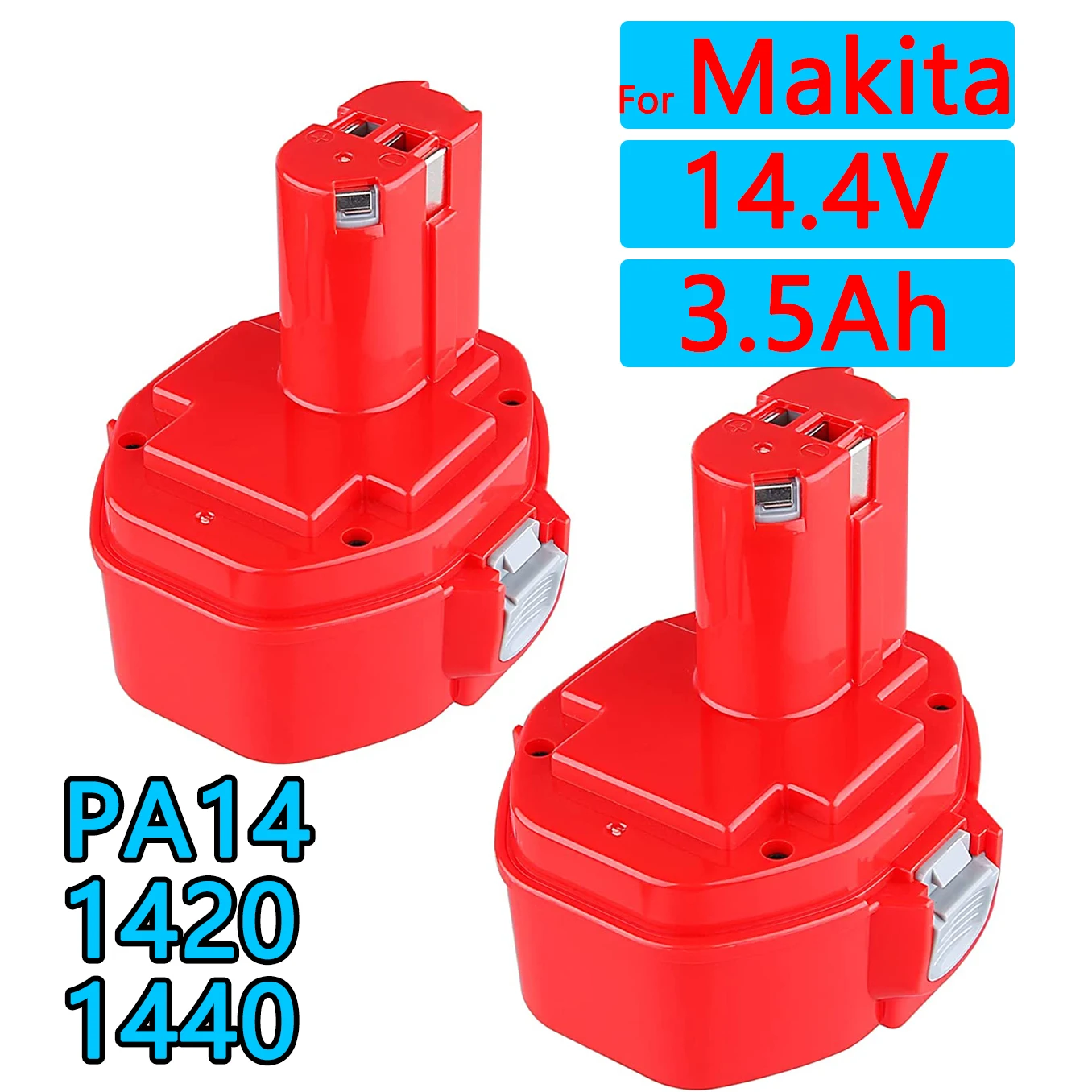 

For Makita 14.4V Battery 3500mAh Ni-MH Battery Power Tools Bateria PA14 1422 1433 1420 192600-1 6281D 6280D 6337D Rechargeable