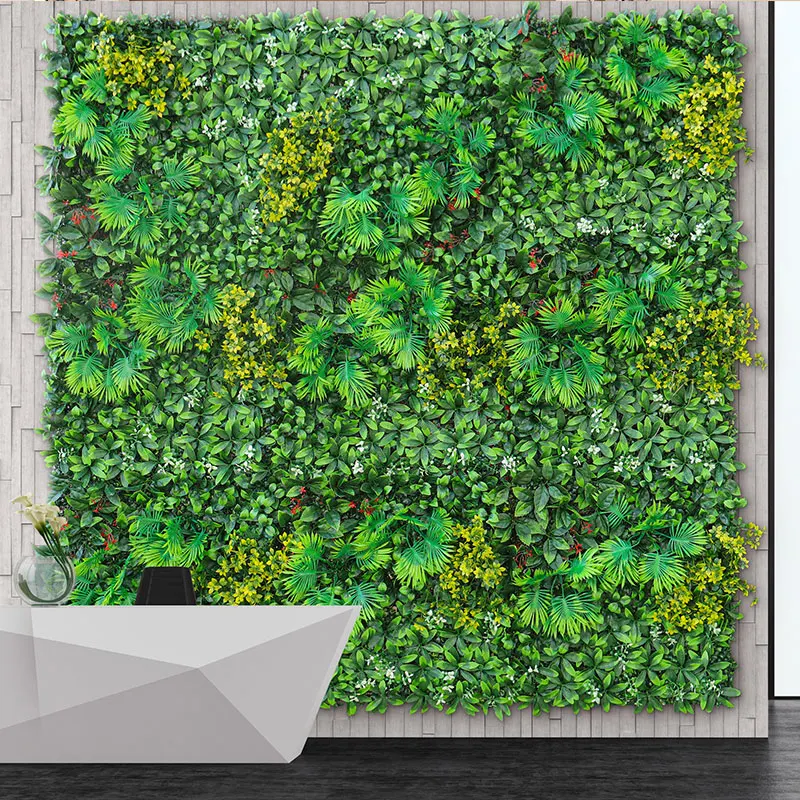 

Artificial plants wall boxwood 50*50cm anti-ultraviolet privacy background wall Milan lawn plastic home decoration accessories