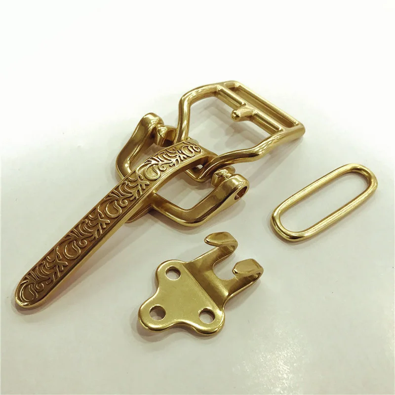 

Высококачественная медная твердая латунная пряжка для кавалерии, пряжка для ремня, Ширина ремня 3,8 см, подходит для стандартной фурнитуры