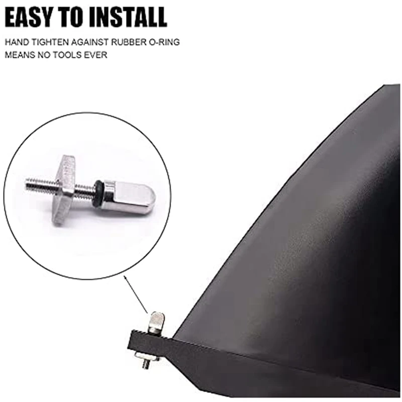 6 шт. Детские винты для серфинга без инструмента из нержавеющей стали