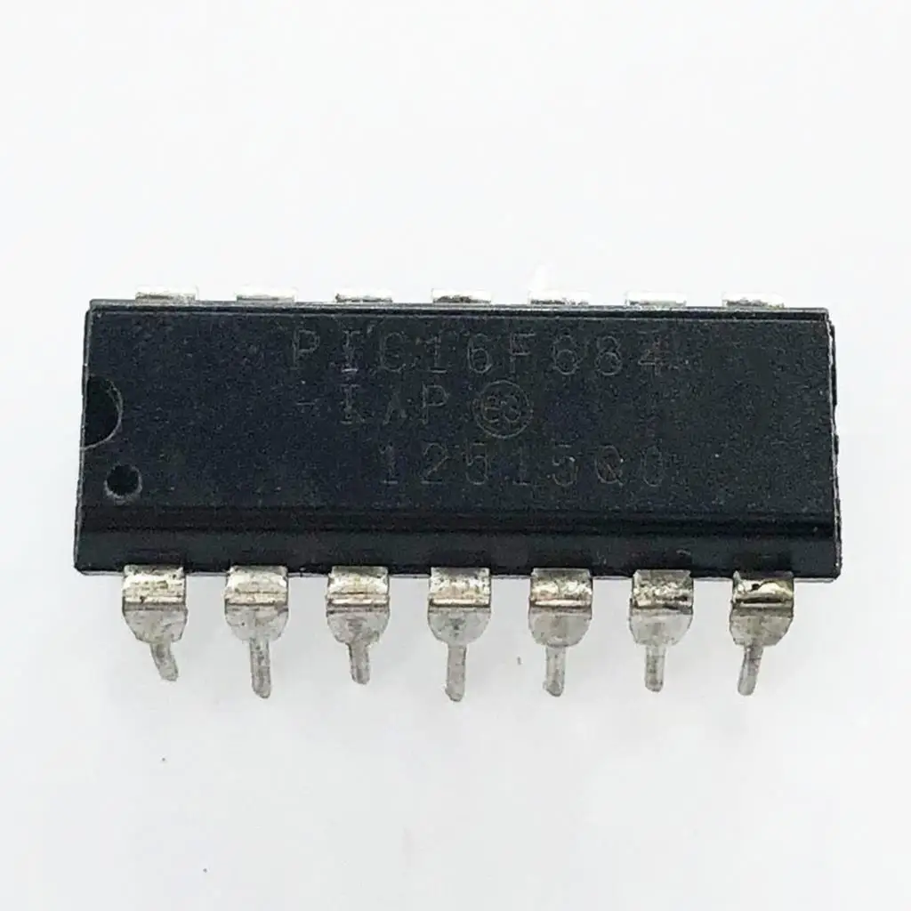 

10pcs PIC16F684-I/P 16F684 DIP-14 IC MCU 8BIT 3.5KB FLASH NEW