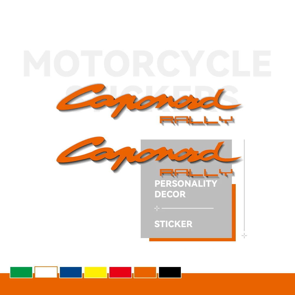 

Motorcycle Sticker Fuel Tank Body Helmet Logo Creative Reflective Waterproof Decals For aprilia caponord 1000 rally