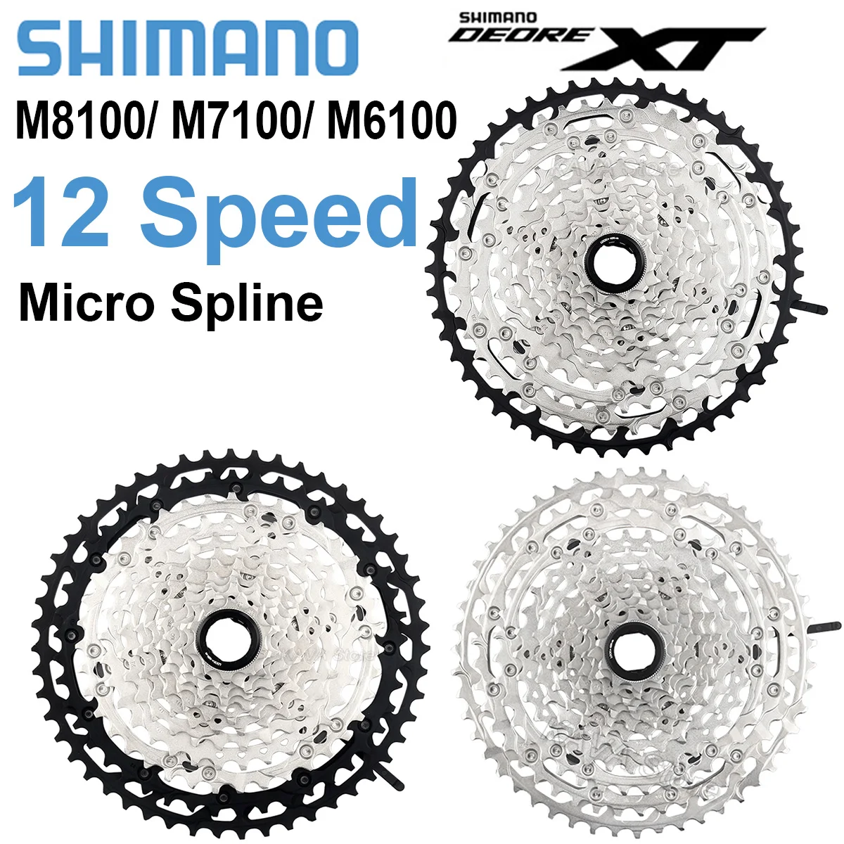 Велосипедный трещотка Shimano SLX XT Deore M8100 M7100 M6100 кассета с 12 скоростями микро-Spline K7 В