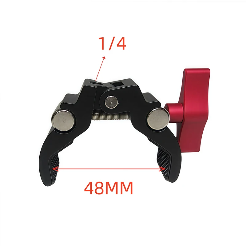 Фото Крепление для камеры Gopro Super Clamp с двойной шаровой головкой, держатель Magic Arm, кронштейн для Go Pro Hero Insta360 DJI, аксессуары №4