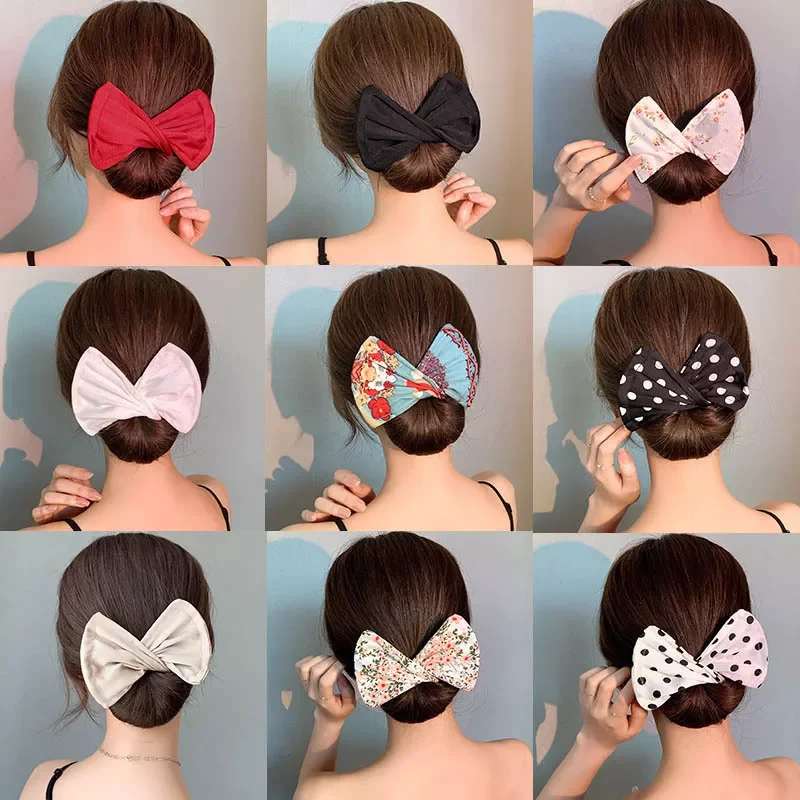 

1PC Deft Hair Bun Headband Hair Clip Fashion Convenient Hair Claws Hair Styling Tools Buns For Women Girls Hair Accessories