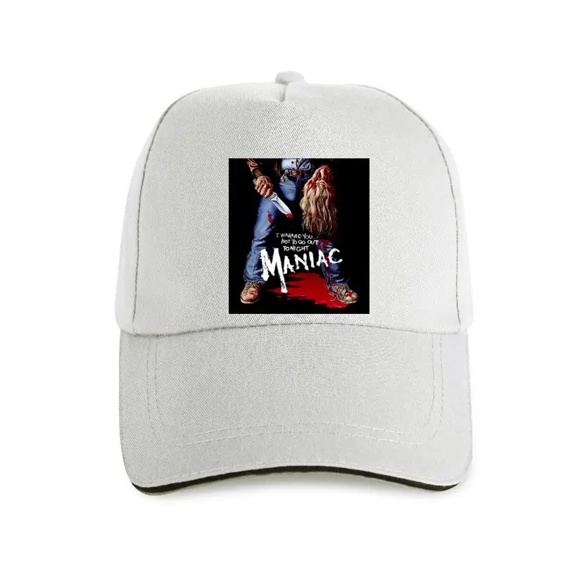 

Gorra de béisbol con estampado 3D para hombre, nuevo póster de película maníaco de William Lustig, divertido Hip Hop, de marca