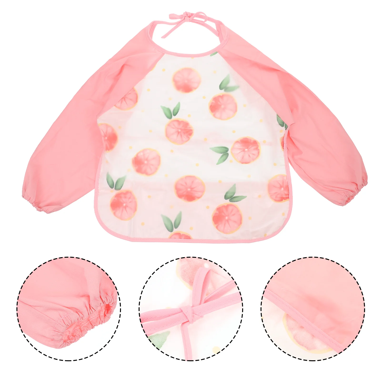 

1Pc Baby Pinafore Baby Bib Protective Clothing Baby Bid for Home