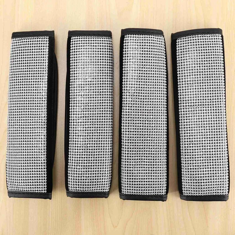 Автозащитная крышка дверной ручки блестящая кристаллическая защитная