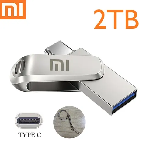 USB-накопитель Xiaomi U Drive оригинальный, 1024 ГБ, 512 ГБ, USB 3,1 Type-C