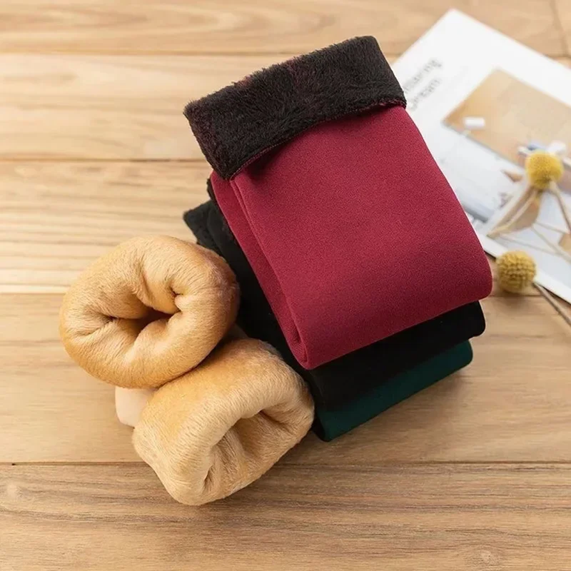 Носки зимние кашемировые утепленные однотонные 3 пары