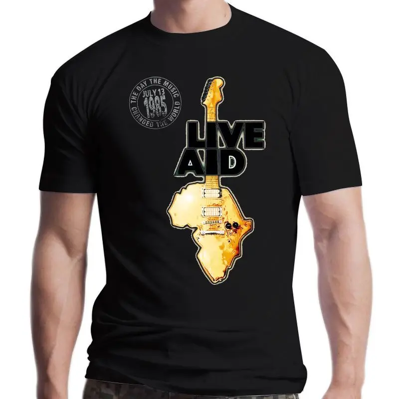 

Новинка LIVE AID 1985 Логотип рок-музыка концерт белый размер S-5XL-рубашка