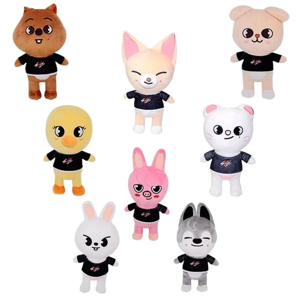 

Skzoo Plush Toys Stray Kids 8pcs Cartoon Stuffed Animal Plushies Doll Bbokari Leebit Wolf Chan Puppym Kids Adults Fans Gift