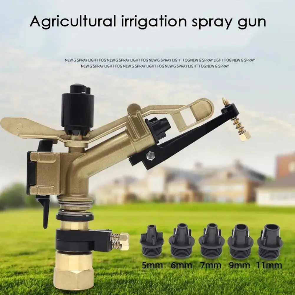 

Garden Irrigation 1.5 Inch Female Thread Long Spray Watering Range With Gun Distance Sprinkler Nozzles Covering 5pcs A3c8