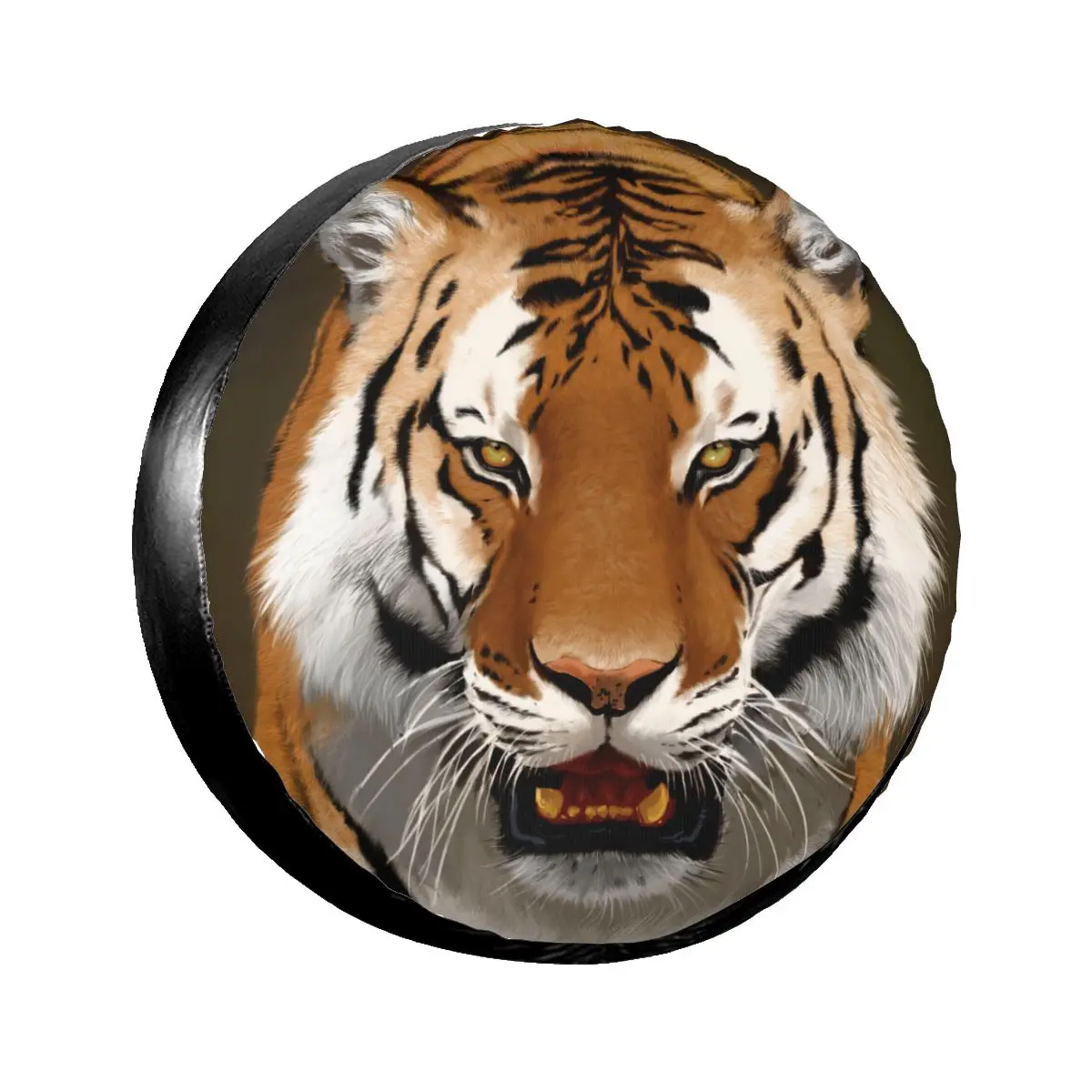 

Чехол для запасного колеса, защитный чехол для автомобильных шин с изображением тигра для Jeep Hummer 14 /15/16/17 дюймов