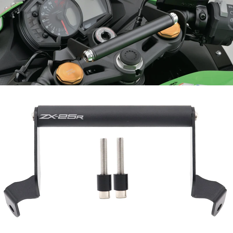 

For KAWASAKI ZX25R ZX 25R 25 R 2021 2022 Motorcycle Accessories Stand Holder Phone Mobile Phone GPS Nacigation Plate Bracket