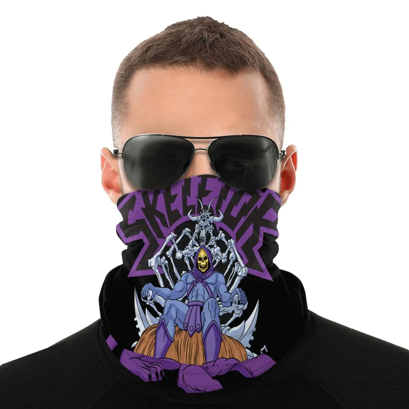 

He Skeletor Masters Of The Universe Men's Balaclava Snowboard Scarf Man Scarf Snood Scarf Scarf Women Men's Bike mask Multicam