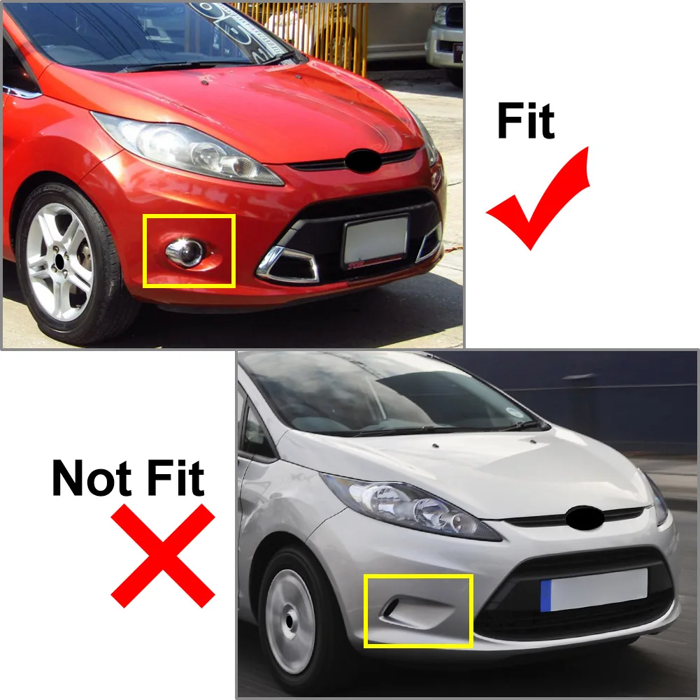 Для Ford Fiesta 2008-2012 комплект автомобильных противотуманных фар дневные ходовые огни