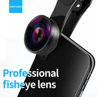 martvsen universal clip 235 degree super fisheye camera for apple iphone samsung xiaomi huawei hd phone lens fisheye photography