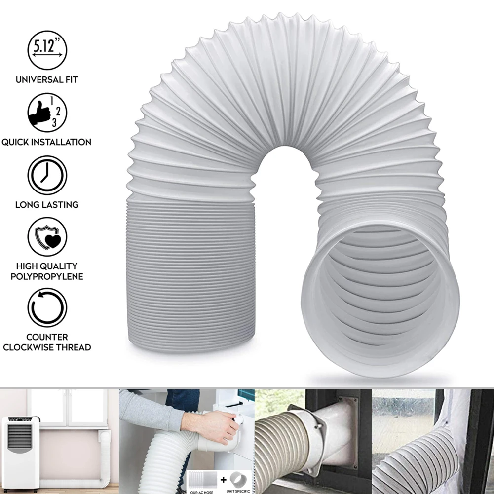 

Portable Air Conditioner Hose Air Conditioner Portable Exhaust Hose Universal Flexible Room Airconditioner Vent Replacement Tube