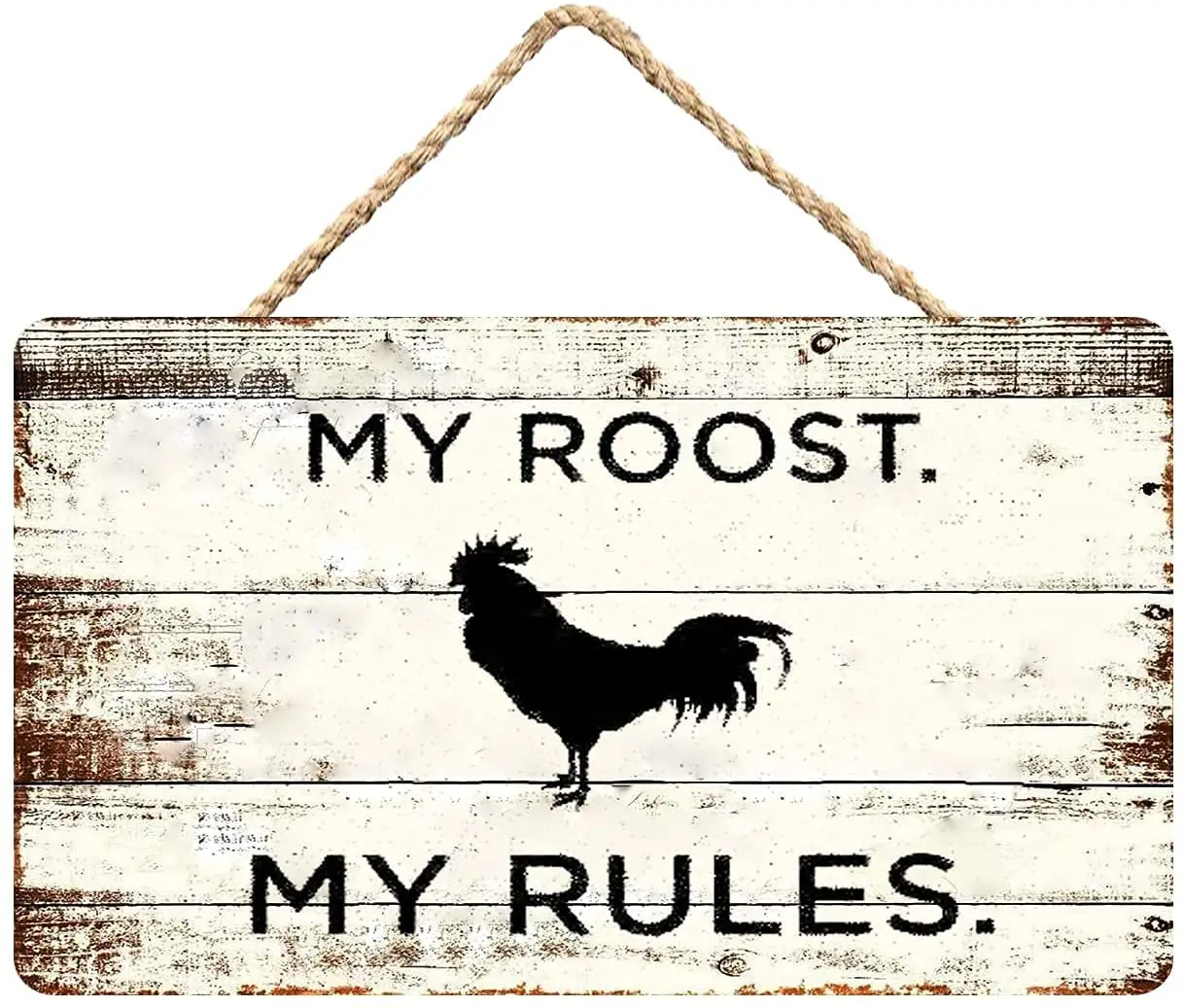 

My Roost My Rules Wall Decor Rustic Sign Rustic Wooden Sign Decor Housewarming Gifts