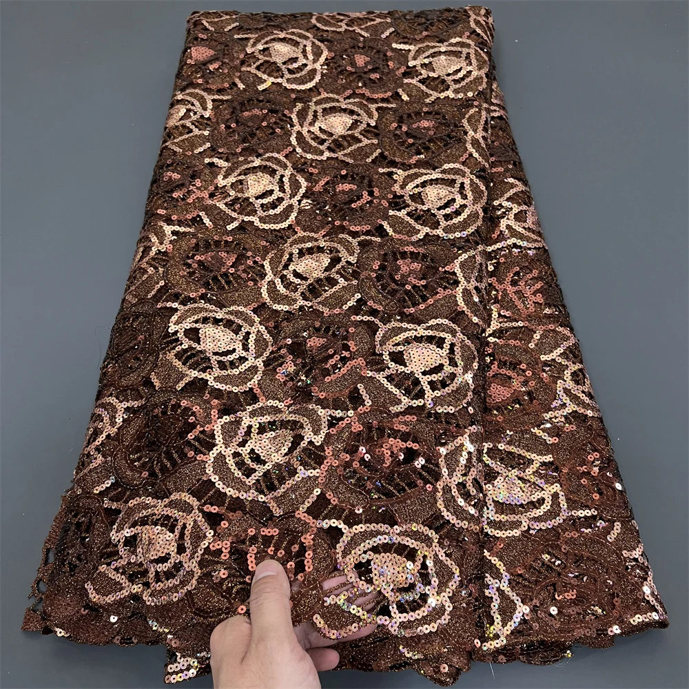 Высококачественная тюлевая кружевная ткань для шитья хлопковые блестки