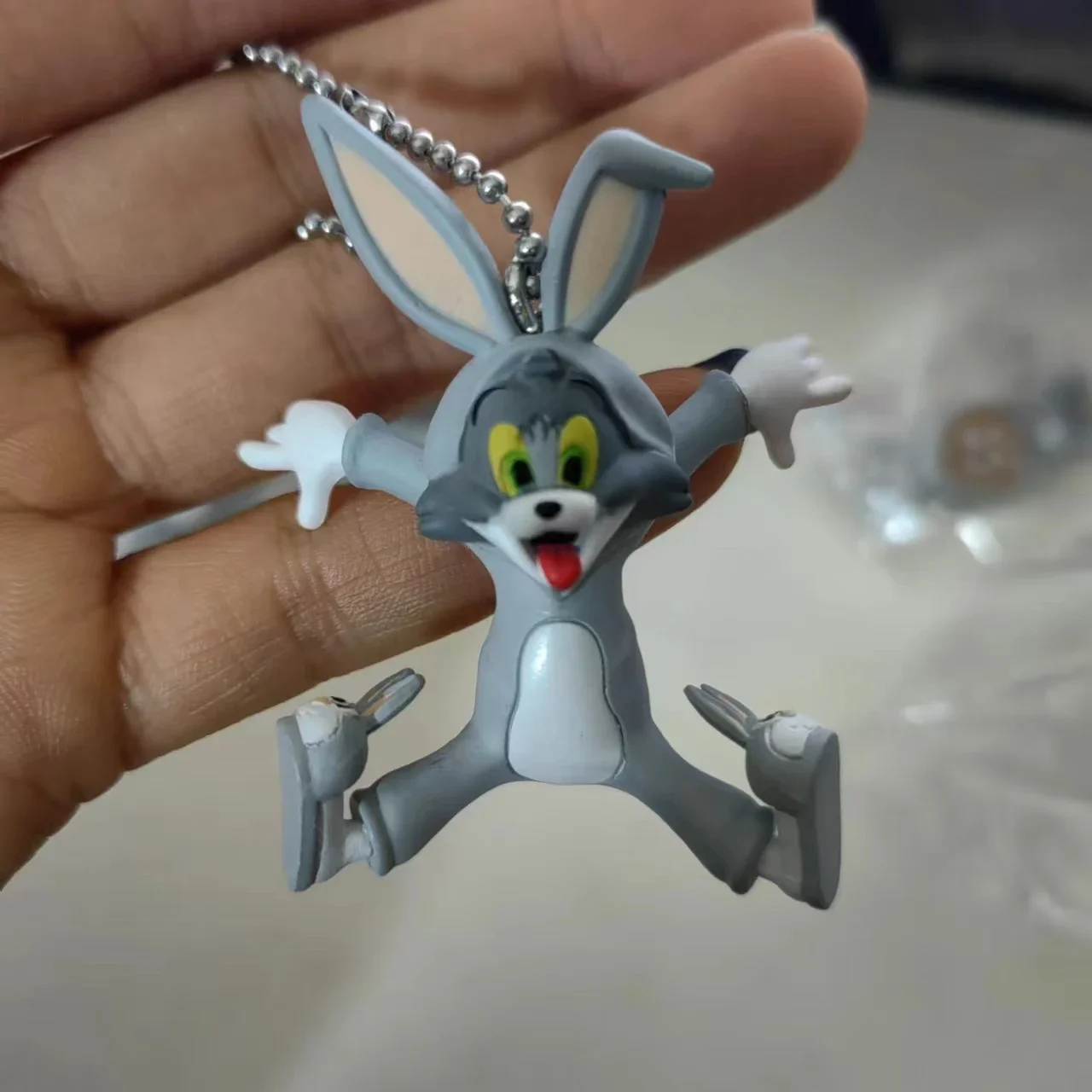Подлинная игрушка-подвеска в виде кота и мыши из аниме версии Q Gacha