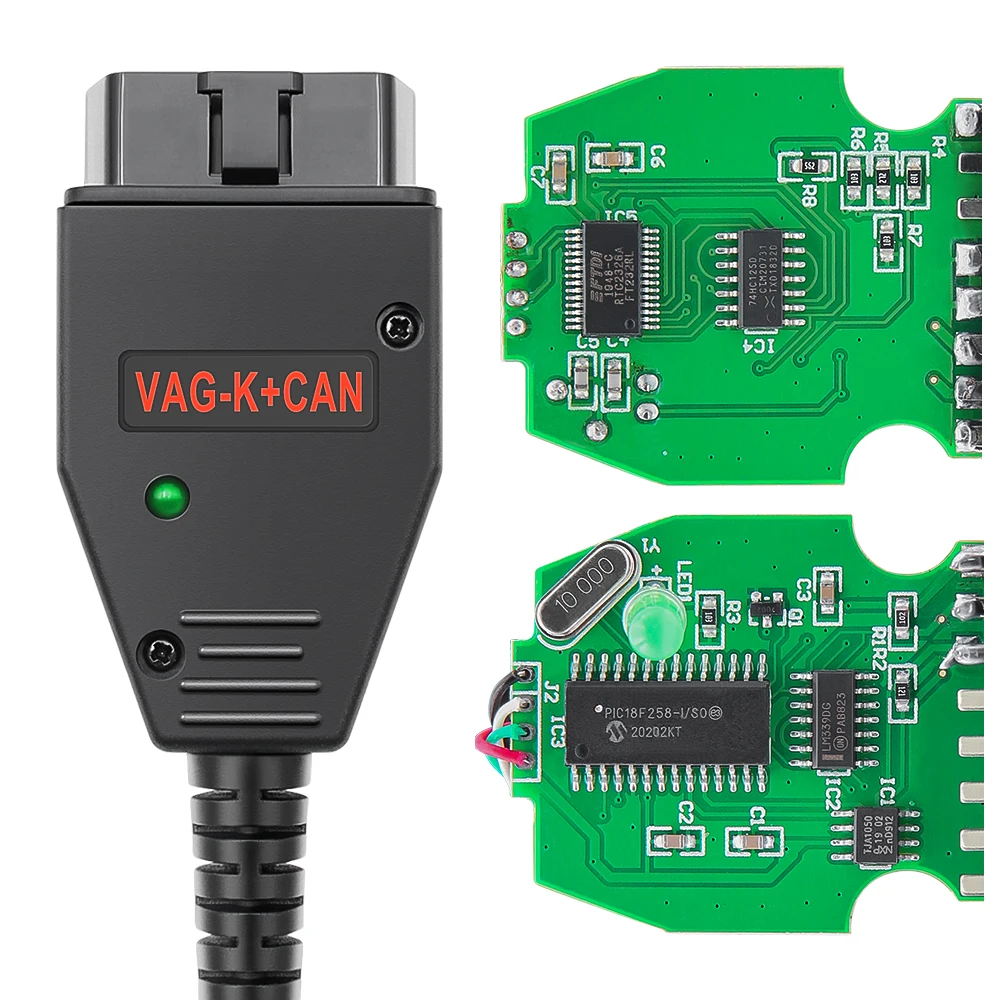 VAG Commander 1 4 K CAN FTDI PIC18F258 PIC18F25K80 OBD2 OBD 2 + Автомобильные диагностические инструменты