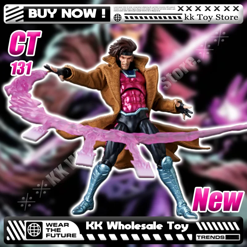 Новая фигурка Ct Toys Gambit Mafex 131 Росомаха X-Men SHF горячая аниме-фигурка статуя модель по