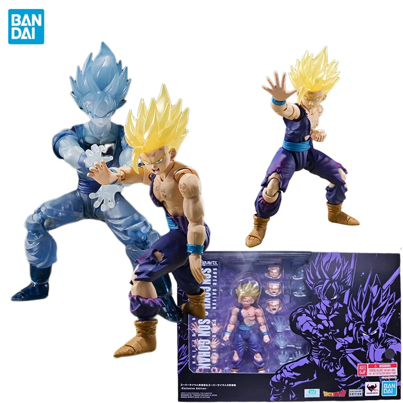 

Original Genuine S.H.Figuarts SHF DRAGON BALL Z SUPER SAIYAN SON GOKU SONG GOHAN Exclusive Edition Bandai Anime Model Action