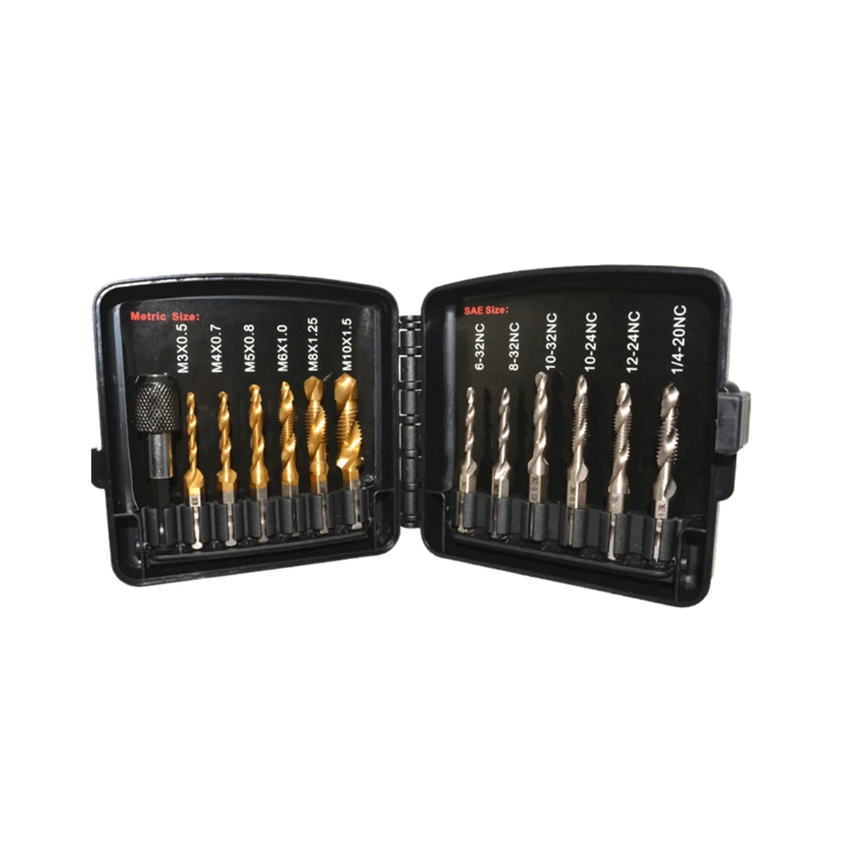 13 штук метрического титана и SAE Алмазная Шестигранная ручка композитный кран в