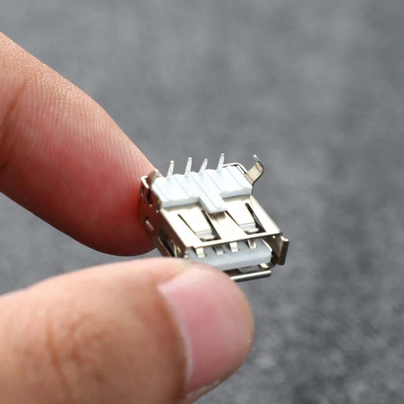 

10Pcs USB Type A Standard Port Female Solder Jacks Connector PCB Socket