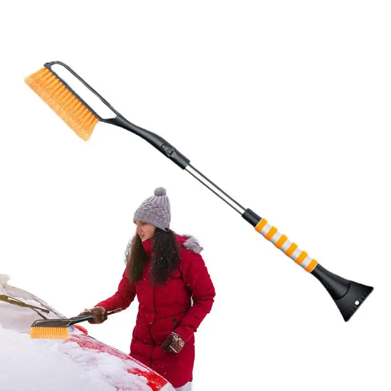 

Ice Scrapers For Car Windshield Extendable Auto Snow Remover For Cars Multi Purpose Winter Snow Shovel Car Exterior Accessories