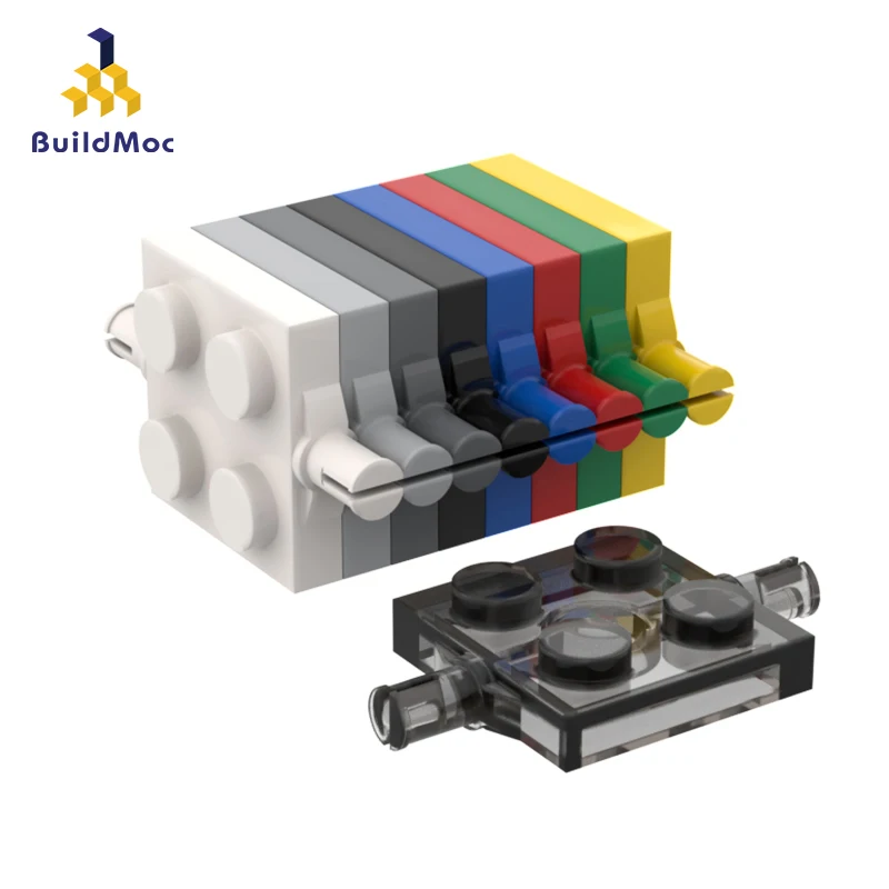 

BuildMOC Compatible Assembles Particles 4600 2x2 For Building Blocks Parts DIY Story Educational Cre