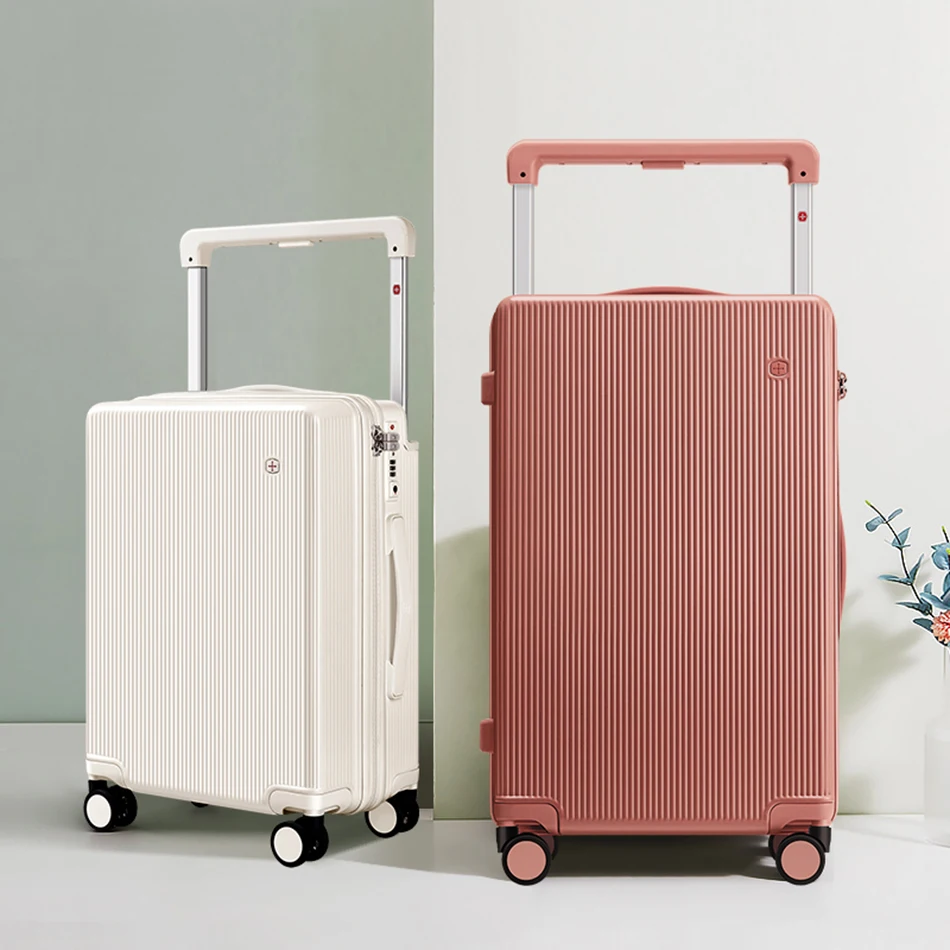 Wide tie rod luggage universal wheel durable suitcase men luggage case