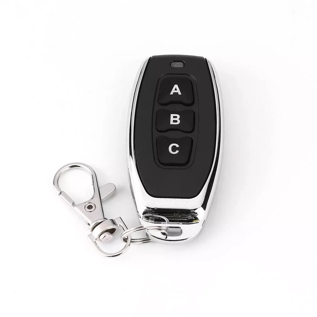 

433MHz Wireless Remote Control 3 Key Garage Door Duplicator Learning Code Key Fob Universal Copy Auto Car Alarm System for 2260