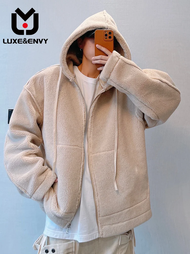 

Роскошные хипстерские Мужские Винтажные Стильные повседневные куртки Люкс & ENVY с капюшоном с обеих сторон, Осень-зима 2023 Новинка