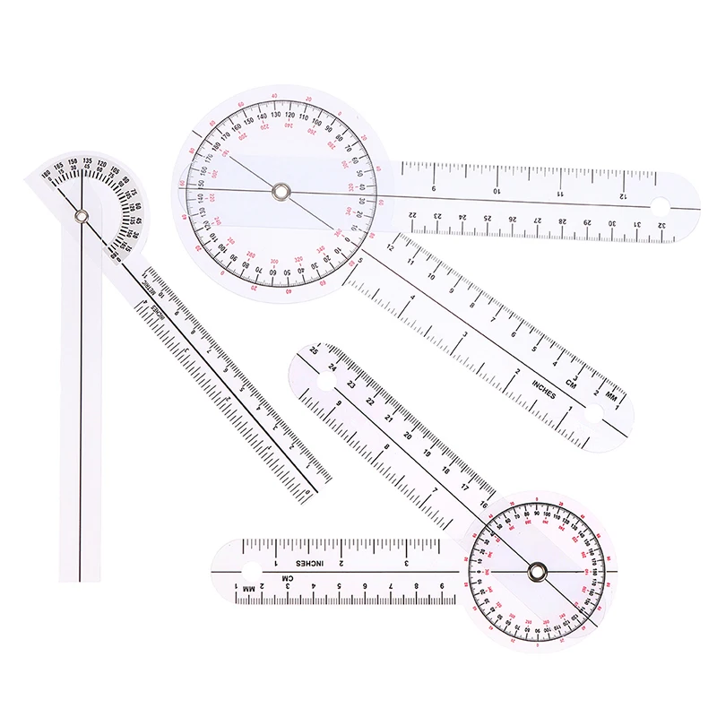

6/8Inch Goniometer Medical Joint Ruler Calibrated Orthopedics Angle Rule Spinal Finger Angle Ruler Protractor