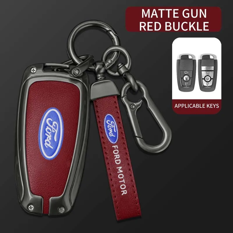 Чехол для автомобильного ключа Smart Keyless Shell Ford Fusion Mustang Explorer F150 F250 F350 EcoSport Edge S-MAX Ranger