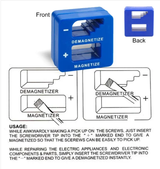 

Набор Магнитных Отверток Со Стальным Хвостовиком Phillips И Плоской Головкой