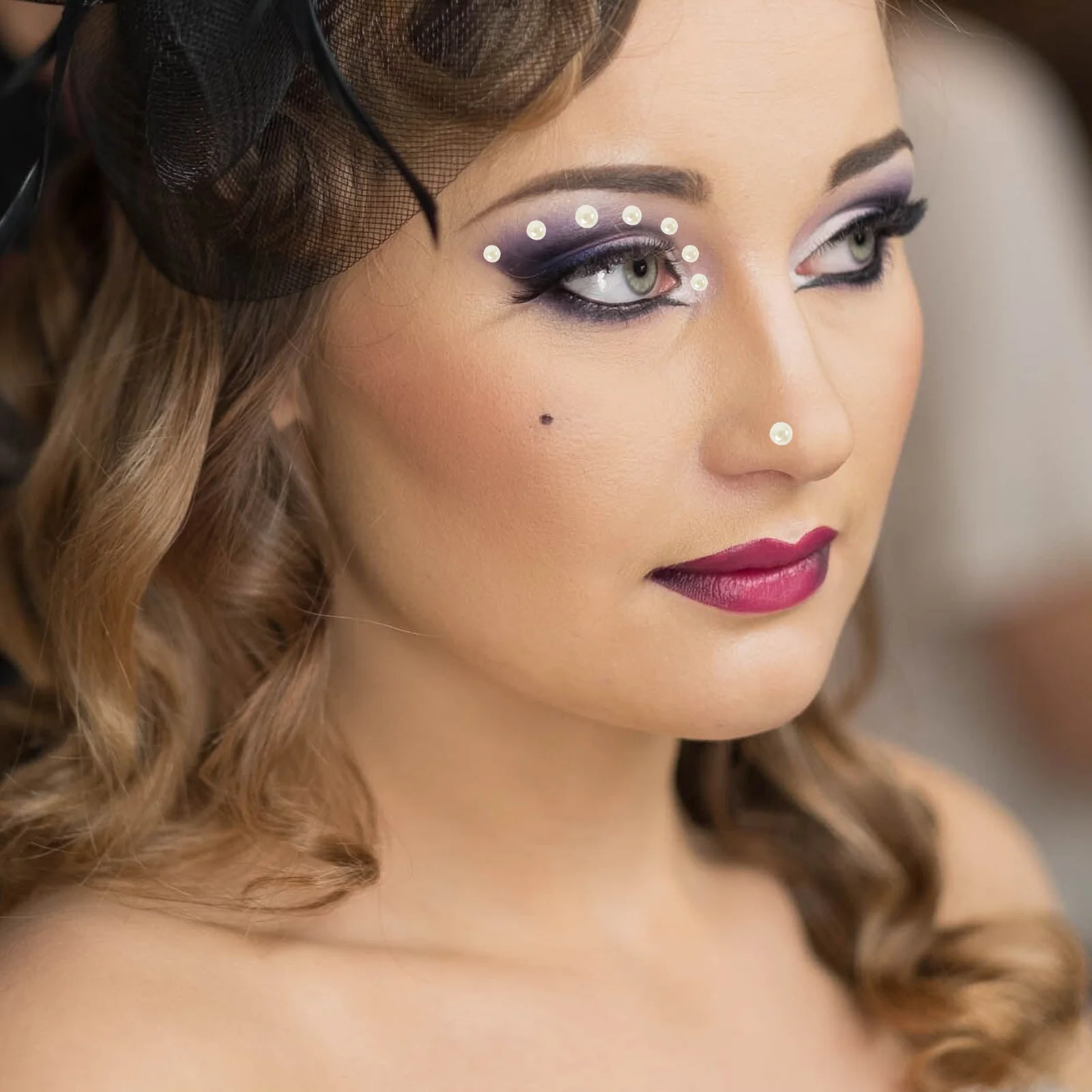 4 листа DIY жемчужные наклейки украшения для скрапбукинга ногтей лица Скрапбукинг