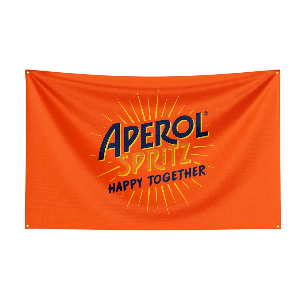 90x150cm Aperols Flag Polyester Printed Beer Banner For Decor