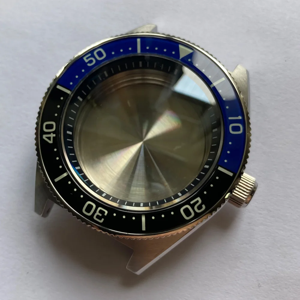 Solid 42.6mm Stainless Steel SBDC053 62Mas Diver Watch Case Black Blue Luminous Insert Sapphire Fit NH35/36 Movement