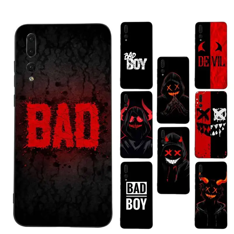 

Devil Bad Boy Phone Case Soft Silicone Case For Huawei P 30lite p30 20pro p40lite P30 Capa