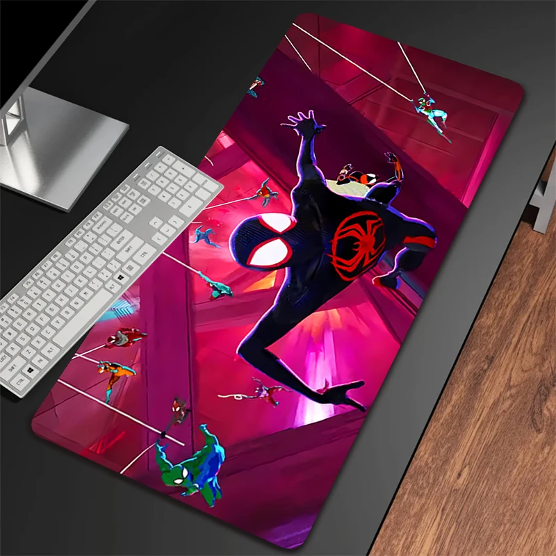 Большой коврик для мыши S-Spider-Нескользящий Резиновый с фиксацией по краям игровые