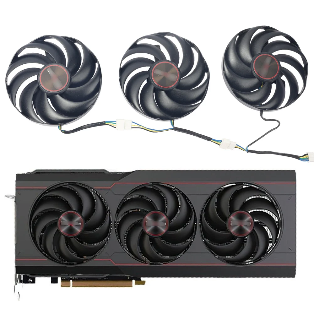 

Заменяемый вентилятор для графической карты AMD Radeon RX 6800, 87 мм