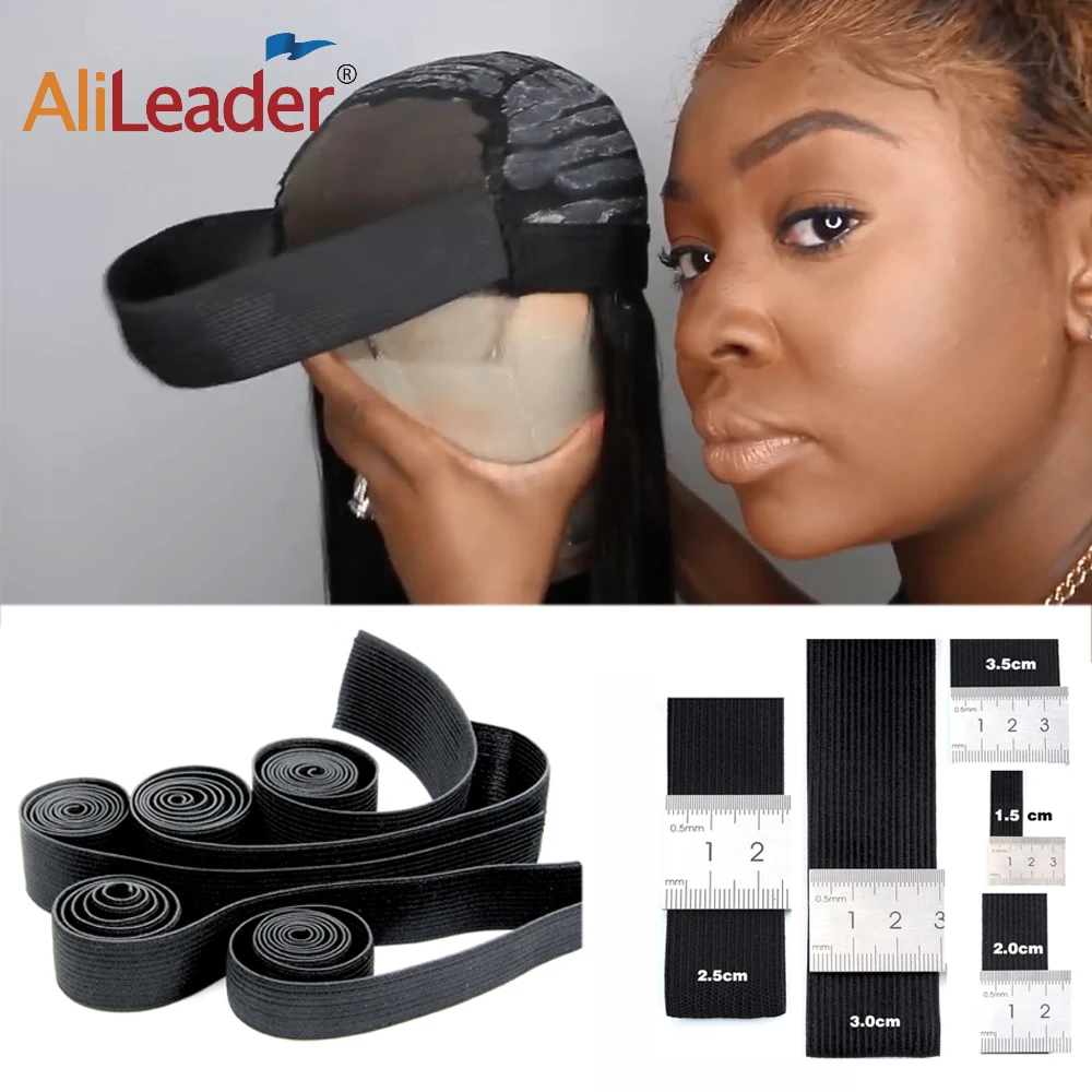 

Высококачественная эластичная лента для парика 1,5 см/2,0 см/3,5 см/2,5 см/3 см, черного цвета для изготовления париков и аксессуаров для париков н...