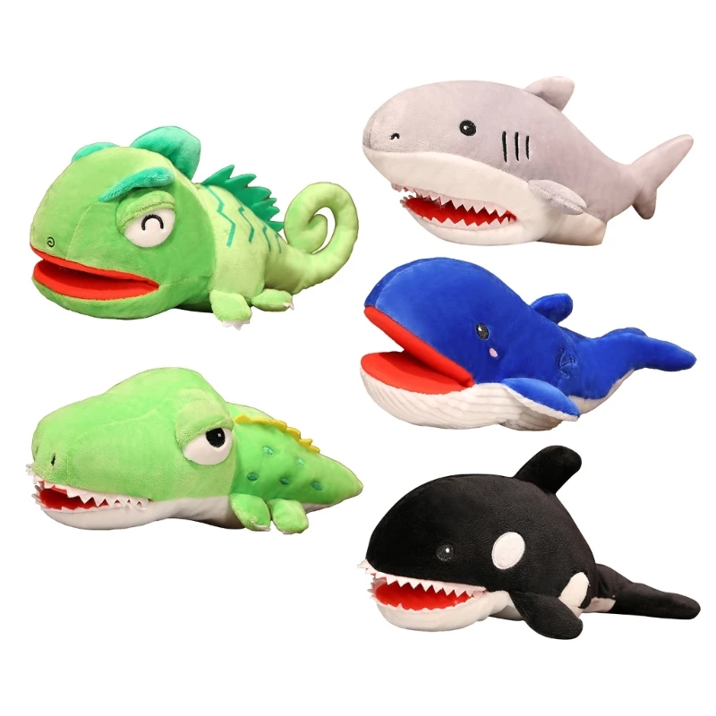 

Детская плюшевая ручная марионетка популярная активность мальчик девочка ролевая игра Спящая история реквизиты животные декомпрессионна...