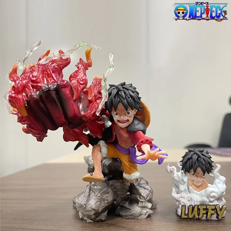 

12,5 см One Piece Gk аниме фигурка, солнце, Бог Ника, Луффи, искусственная модель, кукла, коллекционная искусственная игрушка, орнамент